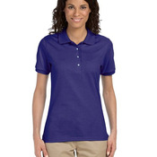 Ladies' 5.6oz 50/50 Jersey Knit Polo with Spotshield