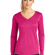 Ladies Long Sleeve PosiCharge Competitor V-Neck Tee