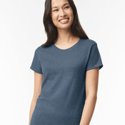 Ladies Short Sleeve 5.3oz Heavy Cotton Tee