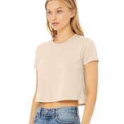 BEL LDY FLOWY CROP T