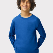 GILDAN YTH 100% L/S TEE