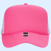 OTTO CAP 5 Panel High Crown Mesh Back Trucker Hat