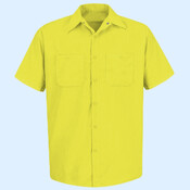 Men's Tall Enhanced Visibility Short Sleeve Work Shirt
