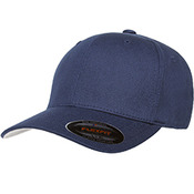 Structured 6-Panel Mid-Profile Cotton Twill Stretch Cap