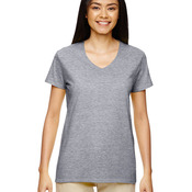 Gildan Ladies' 5.3oz Heavy Cotton V-Neck T-Shirt