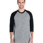 Gildan Adult 5.3oz Heavy Cotton 3/4 Sleeve Raglan T-Shirt