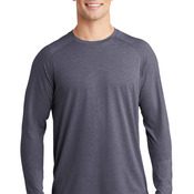 PosiCharge Long Sleeve Tri-Blend Wicking Raglan Tee
