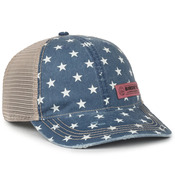 Printed Distressed Tea-Stained Mesh