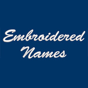 Personalized Names Embroidered